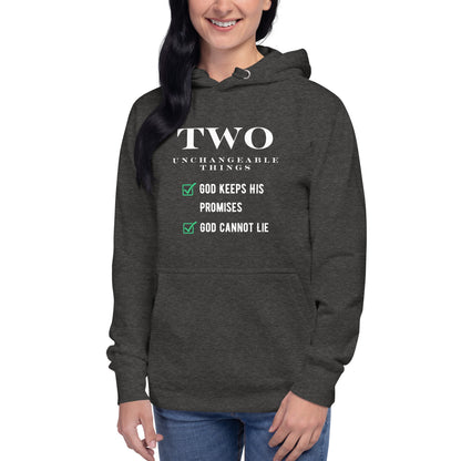 "Two Unchangeable Things" Premium Christian Hoodie