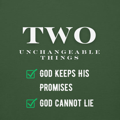 "Two Unchangeable Things" Premium Christian Hoodie