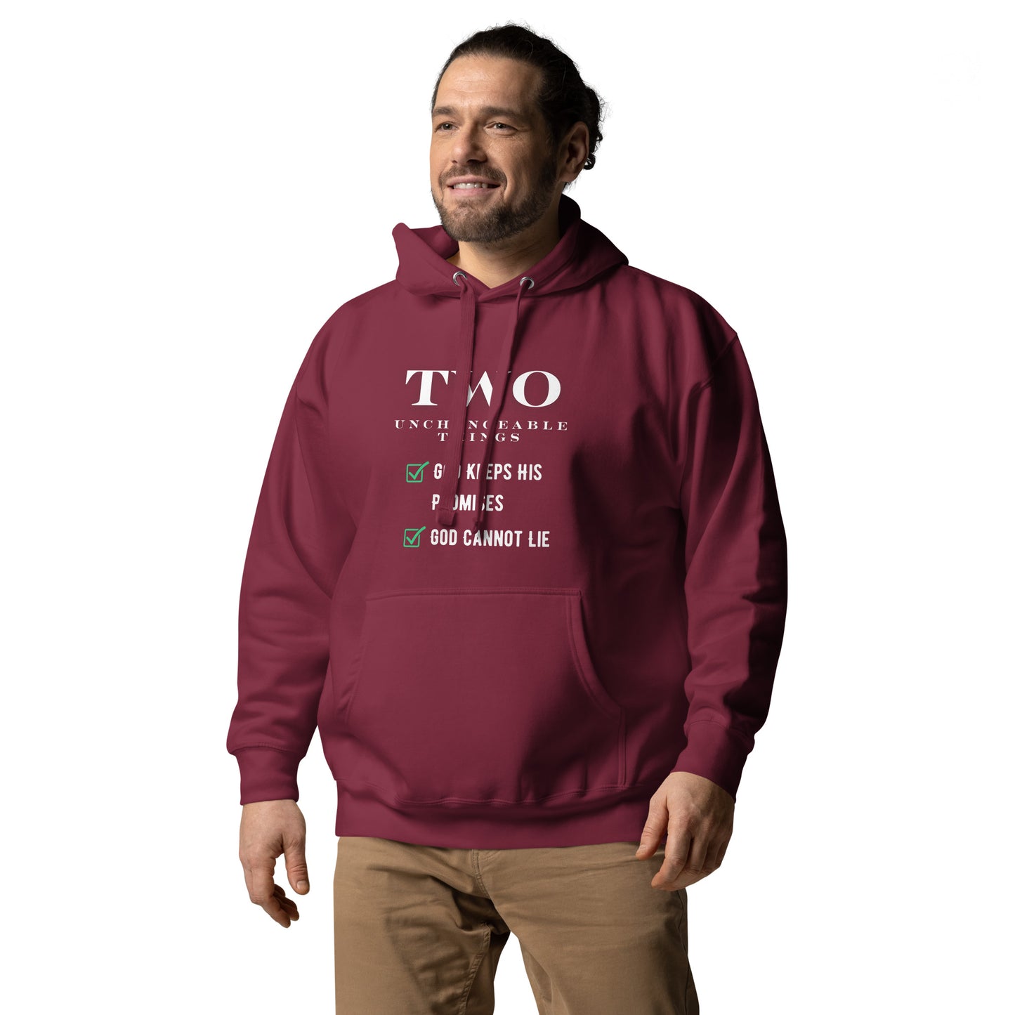 "Two Unchangeable Things" Premium Christian Hoodie