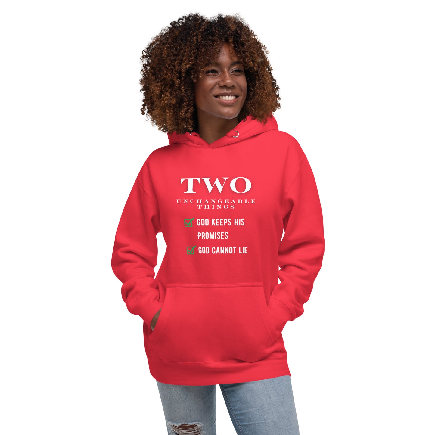 "Two Unchangeable Things" Premium Christian Hoodie