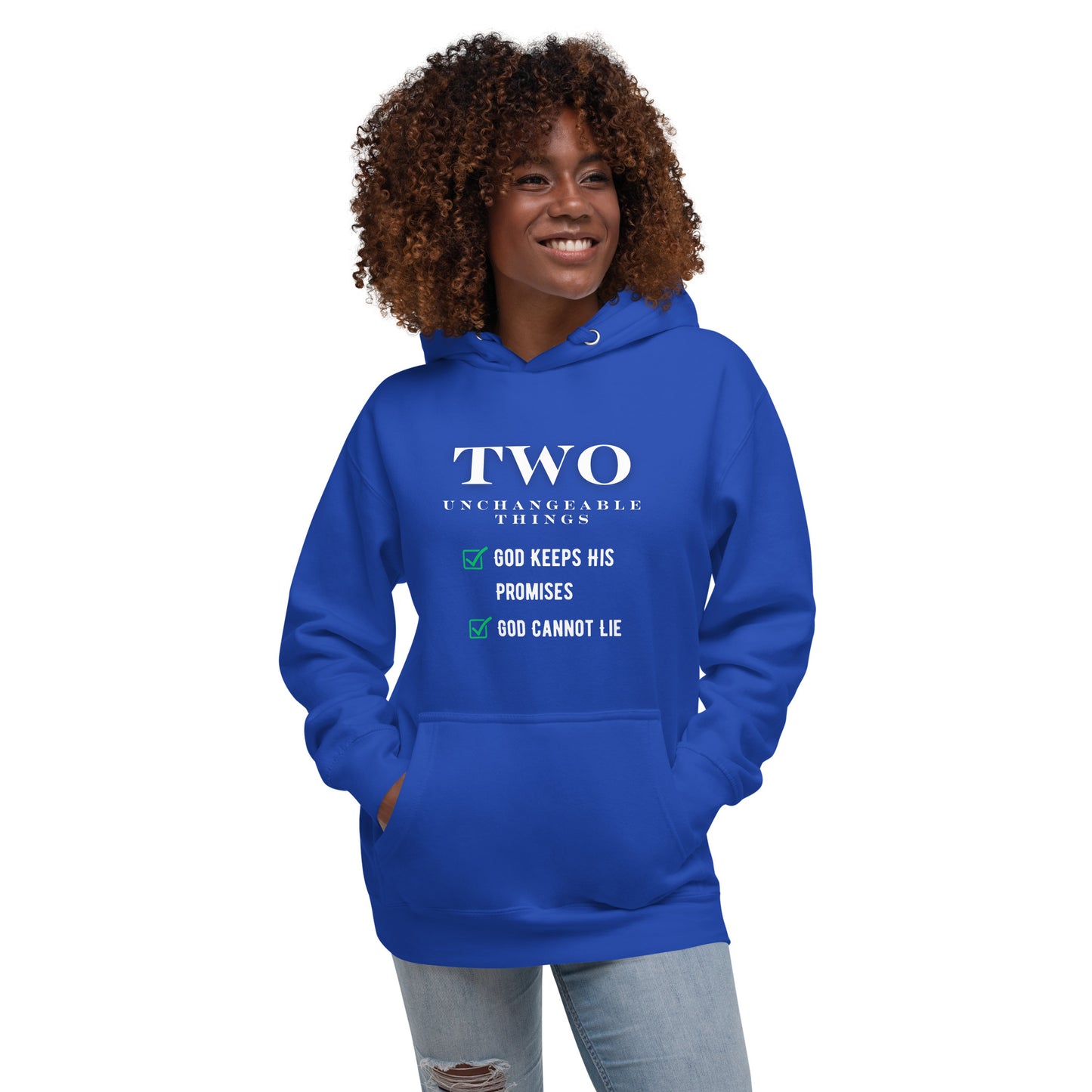 "Two Unchangeable Things" Premium Christian Hoodie