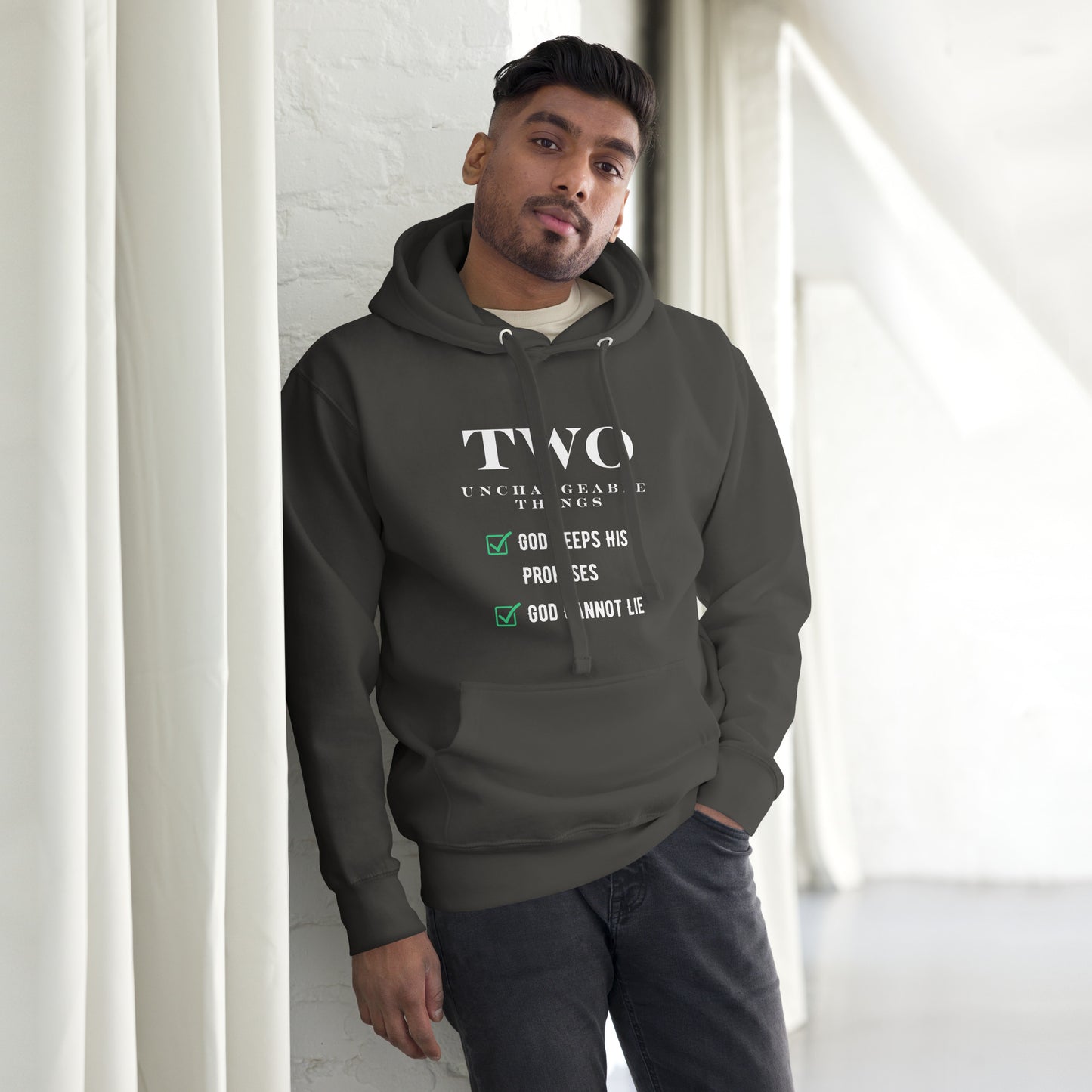 "Two Unchangeable Things" Premium Christian Hoodie