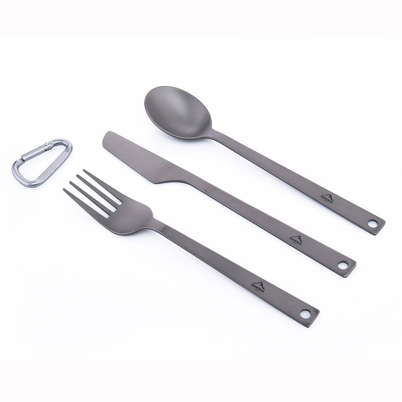 Titanium Camping Utensil Combination